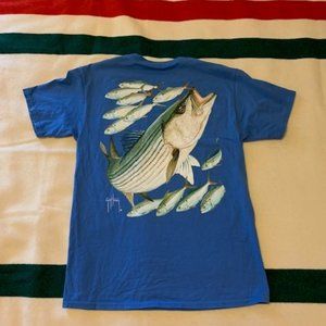 Guy Harvey - striped bass fish shirt